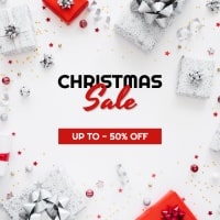 Christmas Sale - Instagram Post - Square - 1080x1080px