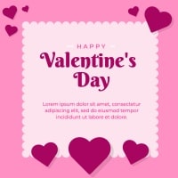 Valentine's Day - Instagram Post - Square - 1080x1080px